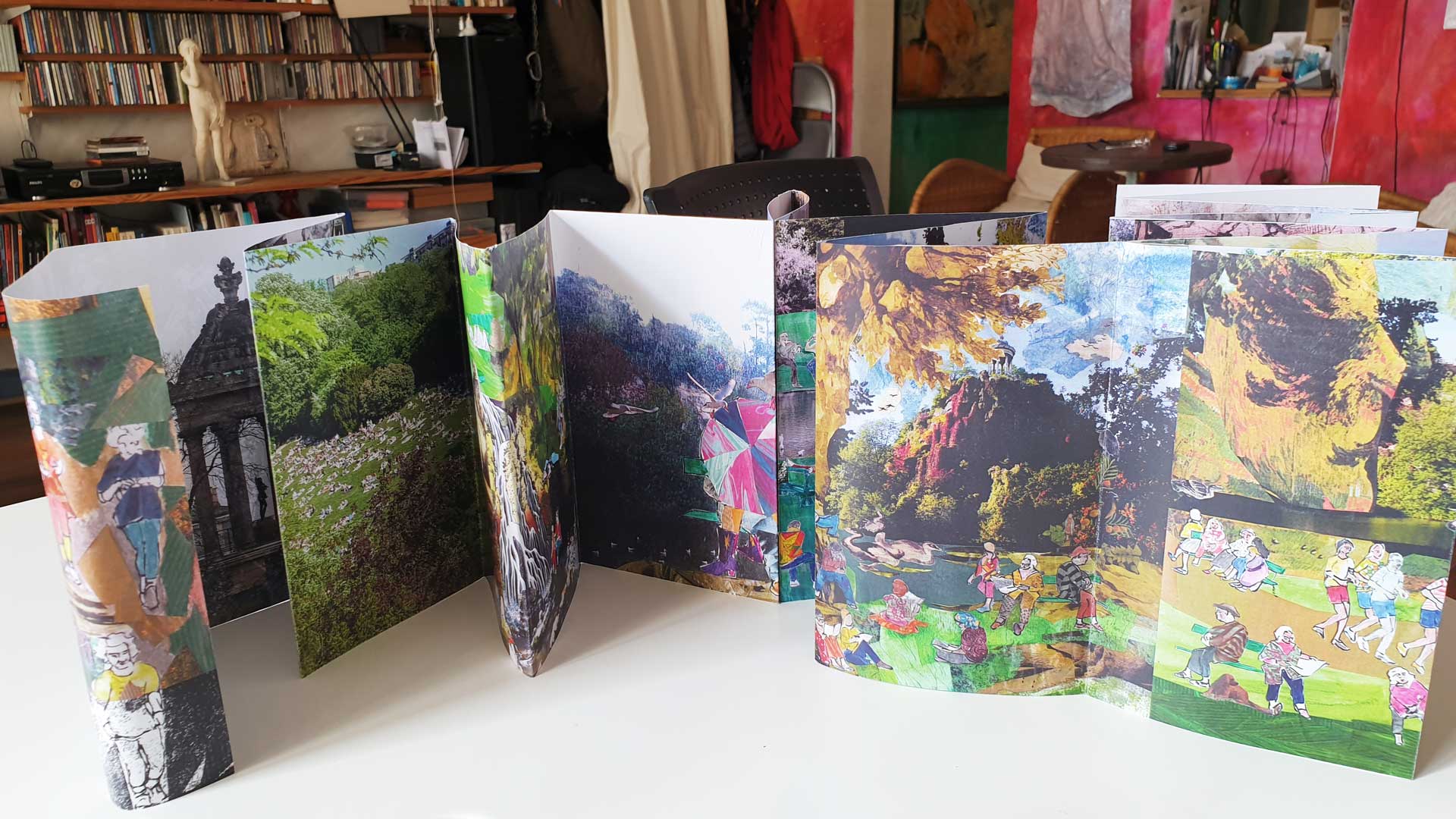 Les Buttes-Chaumont d'Odile du Mazaubrun !